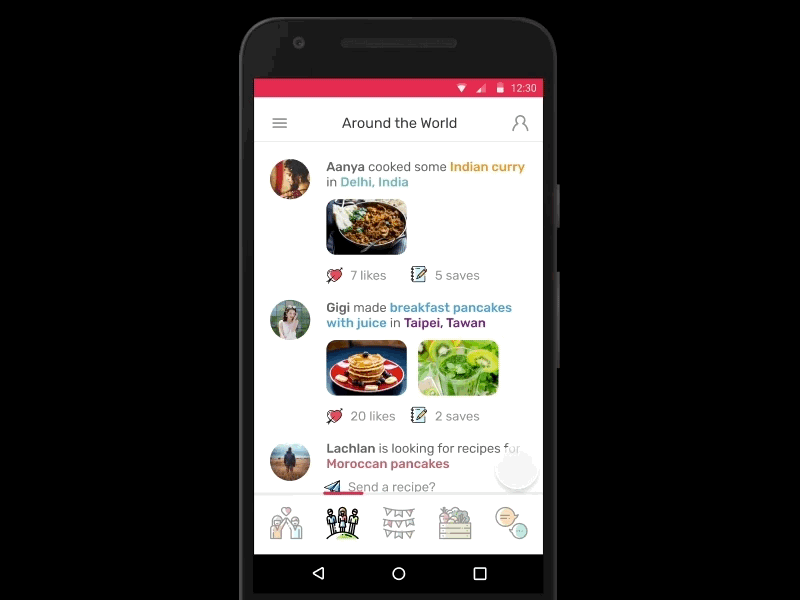 For Minitheory's Daily UI Challenge #005 - Activity Feed