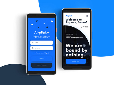 Airpeak App Concept app blue dark dark theme dark ui design figma futuristic minimal neutral ui ux