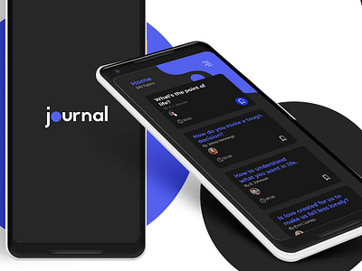 Journal App Demo Design app design figma illustration minimal ui ux web