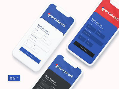 Daily UI 002 - Credit Card Info Design