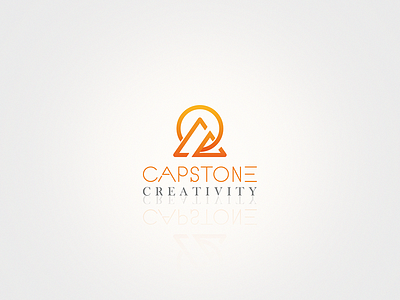 Capstone Creativity logo design brand branding capstone coaching company logo corporate identity design design logo logo design minimal typography vector
