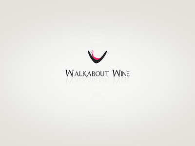 Walkabout Wine logo design boomerang boomerang logo brand branding design logo logo design wine wine logo