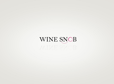 Wine Snob brand branding design logo logo design typography wine wine logo winery