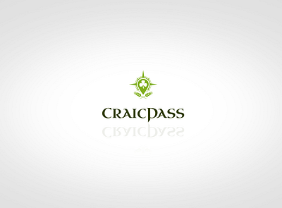 CraicPass logo beer brand branding craic design logo logo design typography