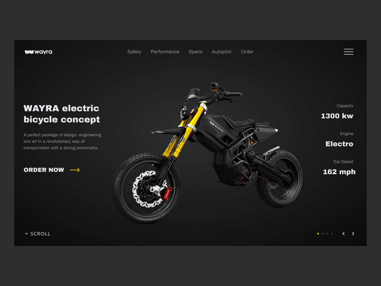 wayra electric motorbike