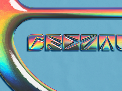 Creative course logotype chromic design futuristic graphic design identity logo logotype rainbow typography