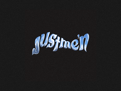 Logotype of modern indie music band 3d branding chrome chromic design graphic design graphics illustration logo nft texture typography ui