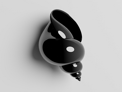 Shell (ray tracing) 3dblender 3dmodeling 3dwork branding cyclesrender design illustration logo texturing