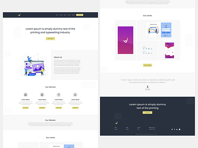 home page by Joy Abraham David on Dribbble