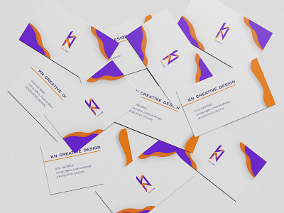 KN business card design business card business card design