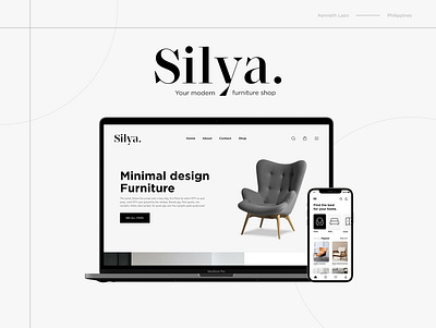 Silya lan landing page design mobiledesign ui webdesign
