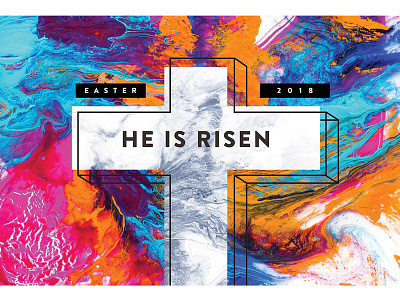 Easter Series 3d easter monoline series sermon