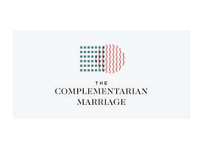 Complementarian Series icon icon design marriage