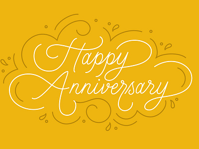 Anniversary by Erin Pille on Dribbble