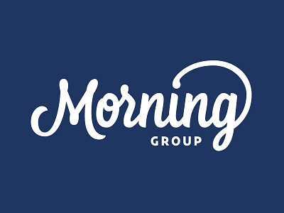 Morning - Group brush calligraphy hand drawn hand lettering lettering logo logotype pencil sketch type typeface typography