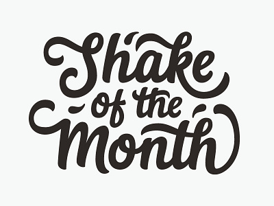 Shake of the Month - Orangina calligraphy hand drawn hand lettering lettering logo logotype pencil sketch type typography word mark wordmark