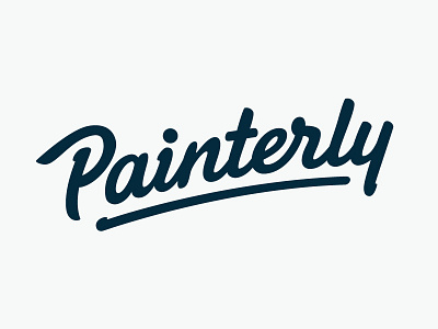Painterly (unused) brush calligraphy font hand drawn hand lettering logo logotype pencil sketch type typeface typography