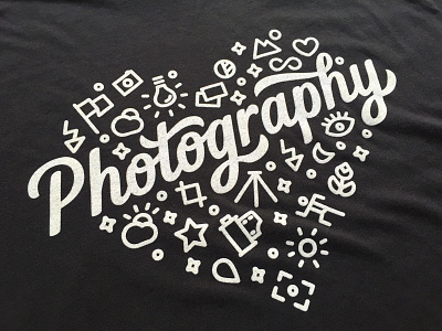 Photography Shirt - 500px brush calligraphy font hand drawn hand lettering logo logotype pencil sketch type typeface typography