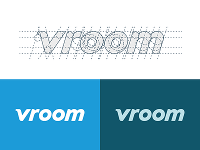 VROOM lettering logo logotype sticker type typograpy word mark wordmark