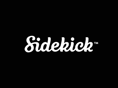 Sidekick™ lettering logo logotype sticker type typograpy word mark wordmark