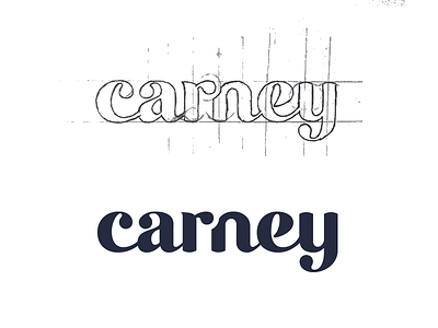 Carney Final lettering logo logotype sticker type typograpy word mark wordmark
