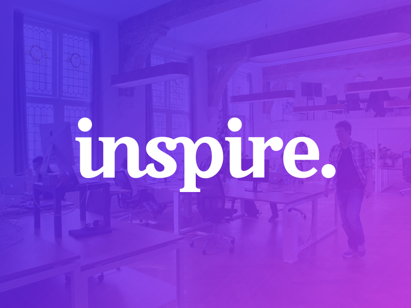 Inspire. word mark type typograpy wordmark lettering sticker logotype logo