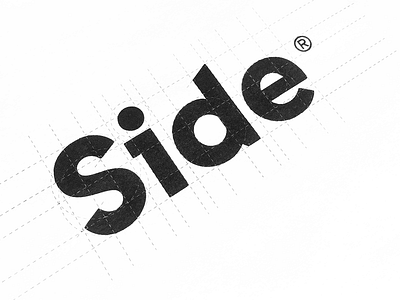 Side™ lettering logo logotype sticker type typograpy word mark wordmark