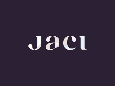 JACI lettering logo logotype sticker type typograpy word mark wordmark