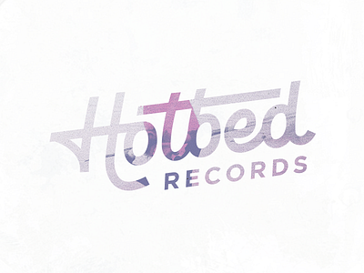 Hotbed. lettering logo logotype sticker type typograpy word mark wordmark