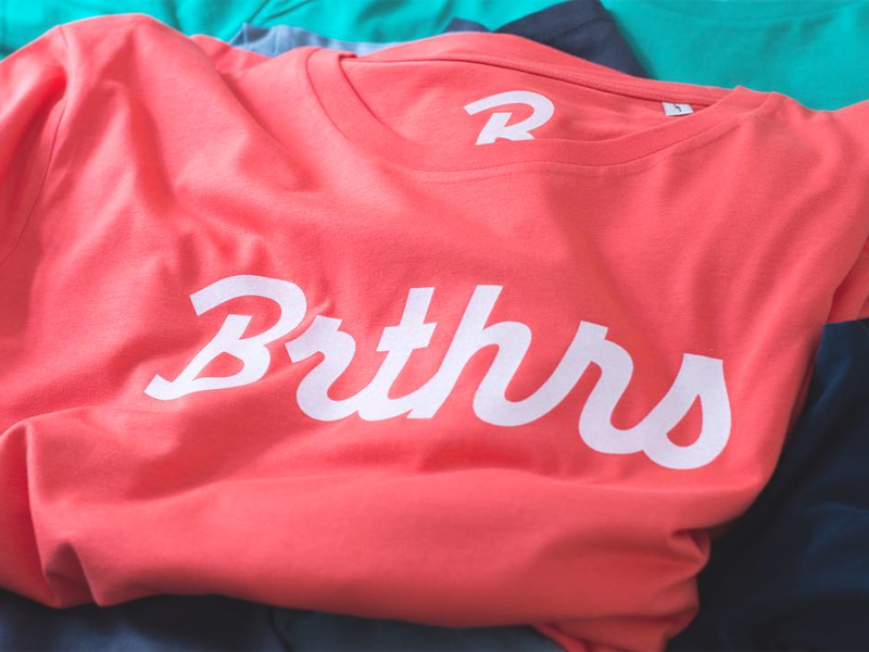 Red is the new Blue. identity word mark script lettering logo type