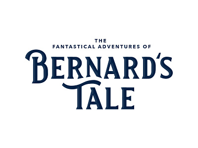 Bernard's Tale branding font letter lettering logo logodesign logotype sans serif