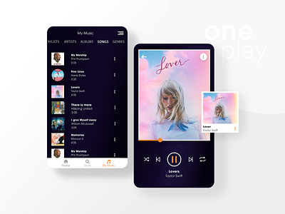 Music App app application music app ui ux design ux research