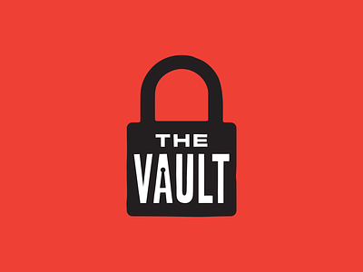 The Vault Logo idenity key lock lockup logo vault