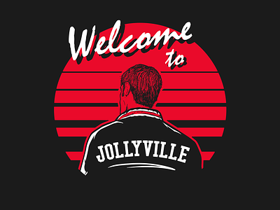 Welcome to Jollyville Shirt Design 80s apparel design drive illustration pro wrestling t shirt t shirt design wrestling wrestling design wwe