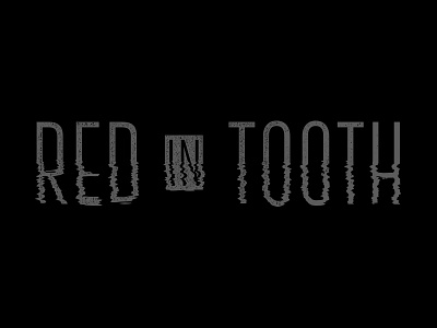 Red in Tooth - On the Water dirt hardcore logo sunset type water waves