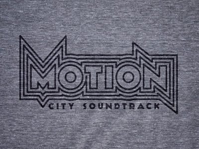 Motion City Text apparel band motion shake shirt soundtrack type