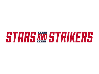Stars & Strikers bars olympics soccer stars team usa type typography usa