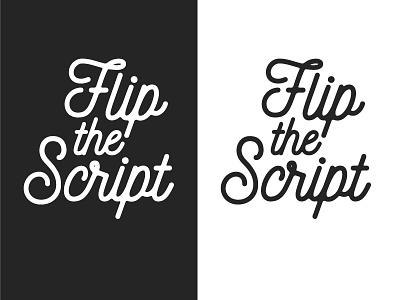 Flip The Script flip font ohio script type typography