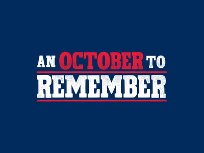 An October to Remember