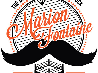 The Best Mustache for your Cash badge illustration logo mustache pro wrestling shirt stache wrestling