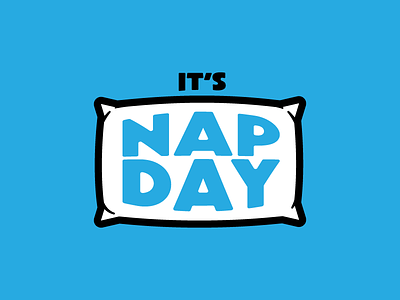 Nap Day cat nap icon illustration nap napping pillow sleep soft