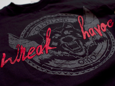 Wreak Havoc Shirt band cleveland emblem havoc illustration shirt tshirt wolf wreak