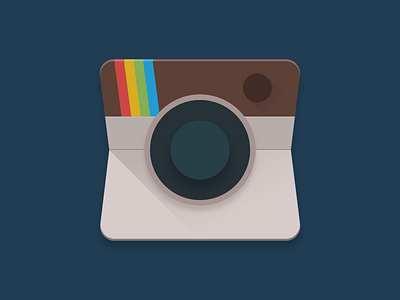 Instagram camera design icon icons inst instagram material redesign shot