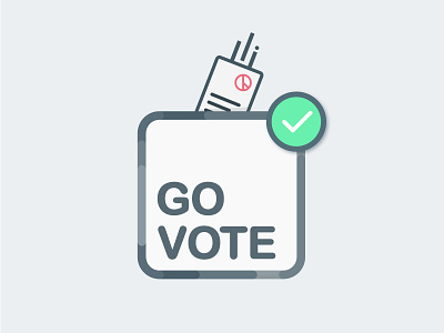 Go Vote design icon taiwan taiwanno1 vote
