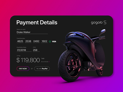Daily UI - Payment Details Form