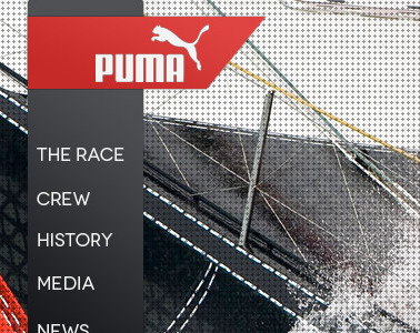 Puma Volvo ocean race website case graphics inveniodesign jquery study ui website