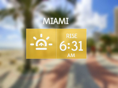 Weather App - Rise app nick ui weather