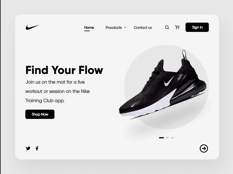 NIKE Landing Page design ui ui ux design ui deisgn ui uiux uidesign appdesign uidesign uiux design ux ux ui ux designer