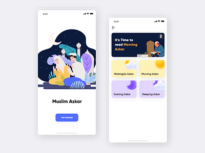 MuslimAzkar App Light Mode design ui ui ux design ui deisgn ui uiux uidesign appdesign uidesign uiux design ux ux ui ux designer