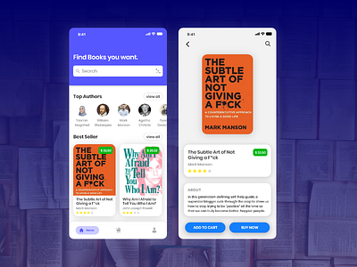 Book Store App Concept